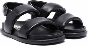 MM6 Maison Margiela Kids rear touch-strap sandals Black