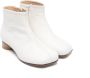 MM6 Maison Margiela Kids square-toe leather ankle boots Neutrals - Thumbnail 1