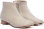 MM6 Maison Margiela Kids square-toe leather boots Neutrals - Thumbnail 1