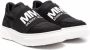 MM6 Maison Margiela Kids TEEN logo-print slip-on sneakers Black - Thumbnail 1