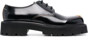 MM6 Maison Margiela Lace-Up leather brogues Black