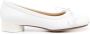 MM6 Maison Margiela Anatomic leather ballerina shoes White - Thumbnail 1