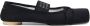 MM6 Maison Margiela logo-strap ballerina shoes Black - Thumbnail 1