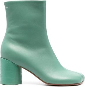 MM6 Maison Margiela MM6 70mm heeled boots Green
