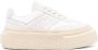 MM6 Maison Margiela numbers-motif leather sneakers White - Thumbnail 1