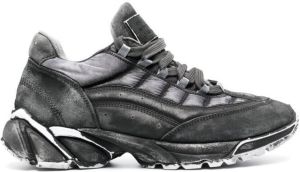 MM6 Maison Margiela panelled low-top sneakers Black