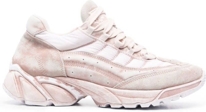 MM6 Maison Margiela panelled low-top sneakers Pink