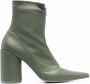 MM6 Maison Margiela pointed ankle boots Green - Thumbnail 1