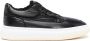 MM6 Maison Margiela shearling-lining patent leather sneakers Black - Thumbnail 1