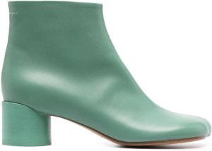 MM6 Maison Margiela square-toe 45mm ankle boots Green