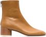 MM6 Maison Margiela 60mm leather ankle boots Brown - Thumbnail 1