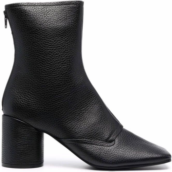 MM6 Maison Margiela square-toe ankle boots Black