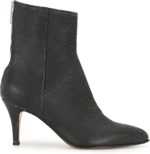 MM6 Maison Margiela textured ankle boots Black