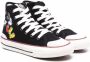 Moa Kids Mickey Mouse high-top sneakers Black - Thumbnail 1
