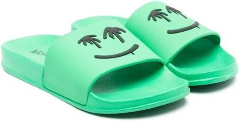 Molo Zhappy slip-on slides Green