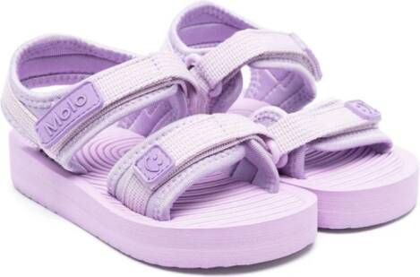 Molo Zola touch-strap sandals Purple