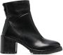 Moma 80mm heeled leather ankle boots Black - Thumbnail 1