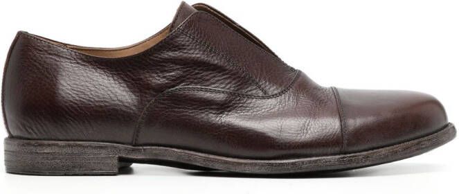 Moma Allacciata leather loafers Brown