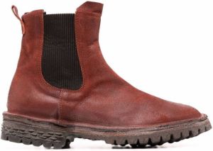 Moma ankle chelsea boots Red