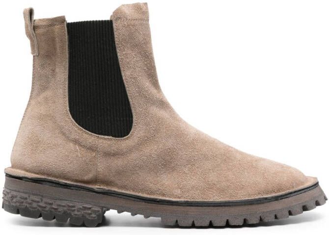 Moma Chelsea suede boots Neutrals