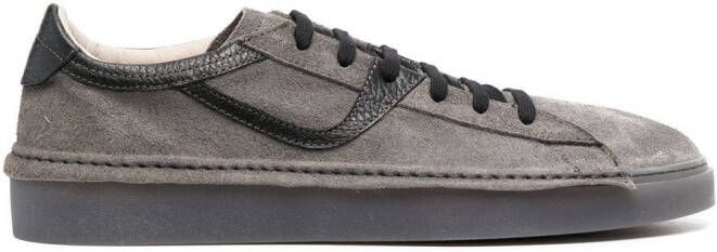 Moma contrast panel-detail sneakers Grey