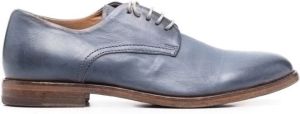 Moma faded leather brogues Blue