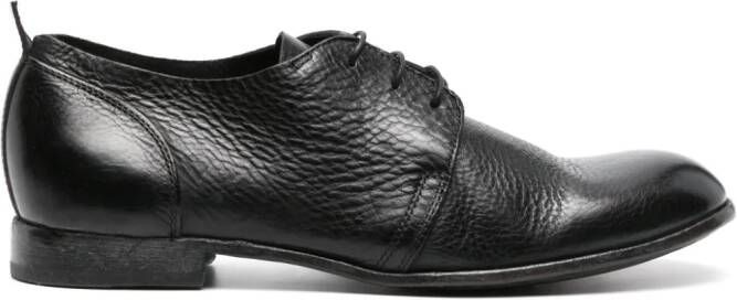 Moma grained-leather Oxford shoes Black