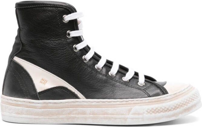 Moma high-top leather sneakers Black