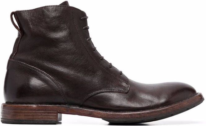 Moma lace-up ankle boots Brown