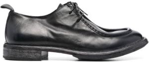 Moma lace-up fastening leather shoes Black