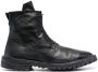 Moma lace-up leather ankle boots Black - Thumbnail 1