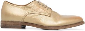 Moma lace-up leather loafers Gold
