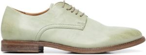 Moma lace-up leather loafers Green