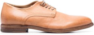Moma leather faded-effect brogues Brown