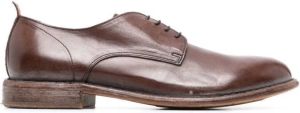 Moma leather lace-up shoes Brown