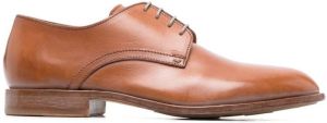 Moma leather lace-up shoes Brown