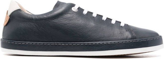 Moma leather low-top sneakers Blue