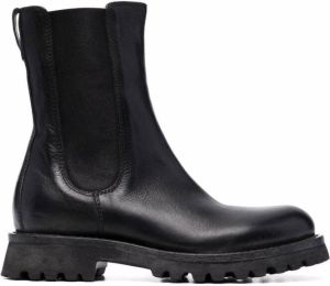 Moma mid-calf leather Chelsea boots Black