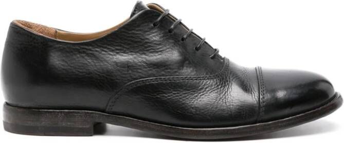 Moma panelled leather Oxford shoes Black