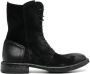 Moma Polacco worn-effect leather boots Black - Thumbnail 1