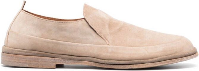 Moma round-toe suede loafers Neutrals