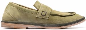 Moma slip-on leather loafers Green