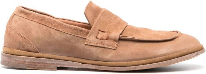 Moma slip-on suede loafers Brown