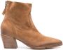 Moma suede panelled ankle boots Brown - Thumbnail 1