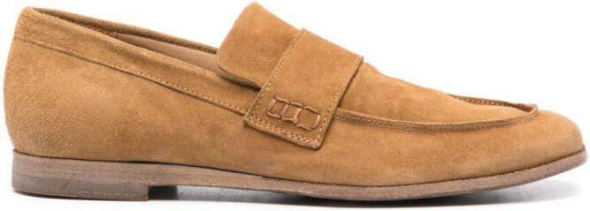 Moma suede penny loafers Brown