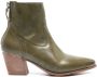 Moma Triumph leather boots Green - Thumbnail 1
