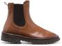 Moma ankle leather boots Brown - Thumbnail 1