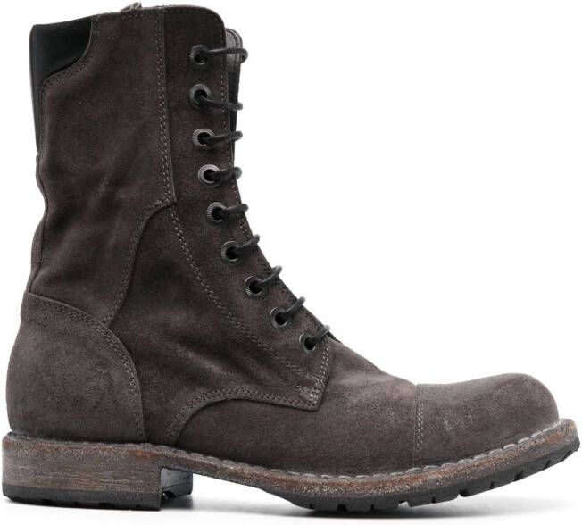 Moma lace-up suede boots Grey