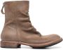 Moma Tronchetto suede ankle boots Brown - Thumbnail 1