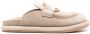 Moncler Bell suede slippers Neutrals - Thumbnail 1